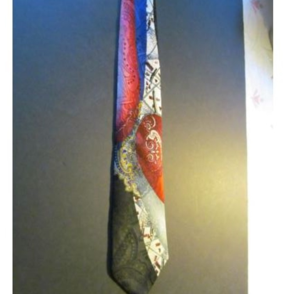 RON CHERESKIN 100 % SILK Wedding Paisley Neck Tie